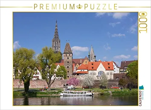 CALVENDO Puzzle ULM an der Donau 1000 Teile Puzzle quer | 1000 Teile Lege-Größe 64 x 48 cm Foto-Puzzle für glückliche Stunden