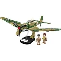 Junkers Ju 87 B-2 Konstruktionsspielzeug - Historical Collection, 525-teiliges Konstruktionsspielzeug für Kinder ab 7 Jahren, fördert Kreativität und Motorik.