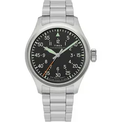 Timex TW2Y70300 Herrenuhr - Klassisch und Wasserdicht - Elegante Herrenuhr aus der Waterbury Kollektion. Mit robustem Edelstahlgehäuse, schwarzem Zifferblatt und wasserdicht bis 100m – ideal für jeden Anlass.