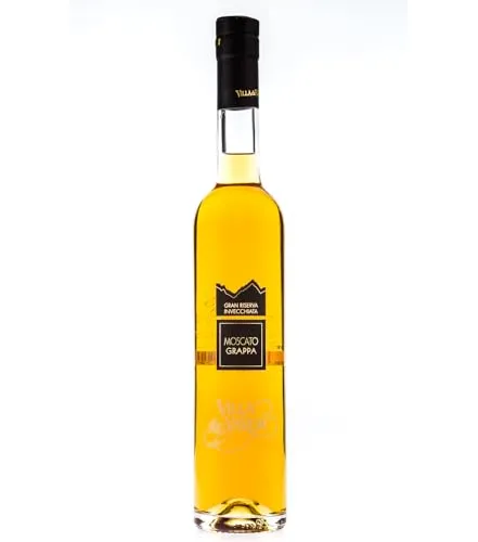 Villa de Varda Grappa Moscato Riserva Mezzolitro – Edler Weinbrand - Entdecken Sie die Villa de Varda Grappa Moscato Riserva Mezzolitro – eine exquisite Grappa aus Moscato-Trestern, gereift im Barrique. Ideal für Genießer und besondere Anlässe.