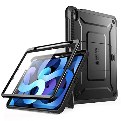 SUPCASE Unicorn Beetle Pro für iPad 11. Gen und 10. Gen - Hochwertige 360 Grad Schutzhülle für iPad 11" und 10,9", mit integriertem Displayschutz, praktischem Ständer und Stifthalter für optimalen Schutz und Komfort.