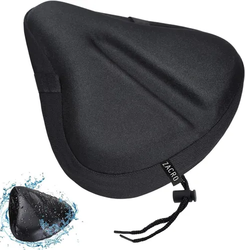 Zacro Gel-Fahrradsattelbezug wasserdicht 29x27cm für Indoor Cycle - Sonstige - Hochwertiger, wasserdichter Sattelbezug mit Gelpolsterung für maximalen Komfort beim Indoor Cycling.