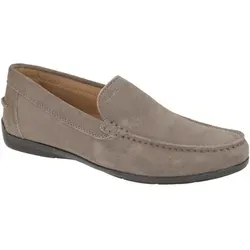 Geox Herren U SIRON Moccasin - Dove Grey, 43 EU - Slipper & Mokassins für Herren, mit atmungsaktivem Geox-System für optimalen Komfort und frische Füße den ganzen Tag.
