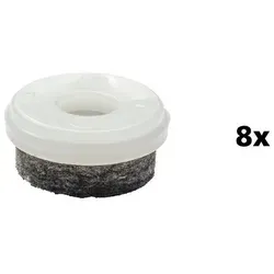 WAGNER design yourself Klick-Gleiter Nachfüllpack - 8er-Set Filzgleiter für einfache Montage, ideal zum Schutz Ihrer Böden