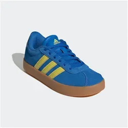 ADIDAS VL Court 3.0 Kids Freizeitschuhe - Sneaker für Kinder, aus Wildleder mit vulkanisierter Außensohle, bequem und nachhaltig aus mindestens 20% recycelten Materialien.