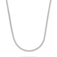 Valeria Kette 89144531 - Elegante 925er Silberkette - Colliers aus recyceltem 925er Silber, nachhaltig und stilvoll - perfekt für umweltbewusste Modebewusste.