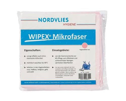 WIPEX Mikrofasertuch (Kunststoff-Mikrofaser, 400x380 cm, 5-tlg., für alle glatten & porösen Oberflächen)