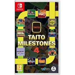 Taito Milestones 4 - Nintendo Switch - Action - PEGI 12 - Erleben Sie die besten Spiele von TAITO auf Nintendo Switch! Diese Sammlung bietet Klassiker wie Arkanoid und Ninja Kids für nostalgischen Spielspaß. Ideal für Fans von Retro-Games!