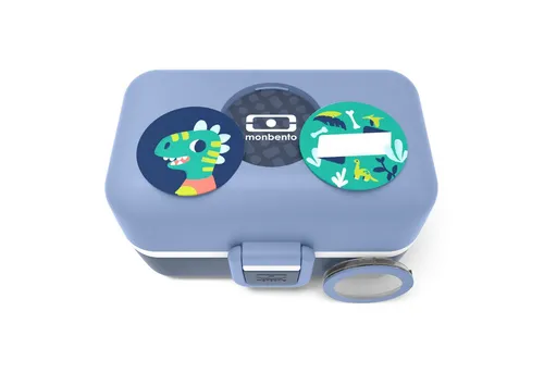 Monbento Lunchbox Kinder TRESOR 0.8L Blau – Ideal für Schule & Ausflüge - Die praktische Lunchbox für Kinder ist robust, leicht zu öffnen und hermetisch dicht. Perfekt für Schule, Spielplatz und unterwegs – hält das Essen sicher und frisch!