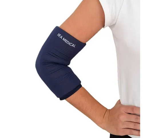 IEA Medical Kühlmanschette - M, 360°-Kühlpack ohne Klett - Die IEA Medical Kühlmanschette für das Knie bietet eine elastische Passform mit 360°-Abdeckung. Ideal zur lückenlosen Kühlung nach Sport oder bei Überlastung, sorgt sie für ein angenehmes Tragegefühl und bleibt sicher am Knie.