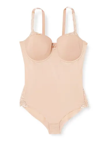 Triumph Modern Finesse BSWP Damen Body 75D - Damen Body mit Bügel, ideal für perfekten Halt und Komfort. Hergestellt aus hochwertigem Mischgewebe in neutralem Beige, perfekt für jeden Anlass.