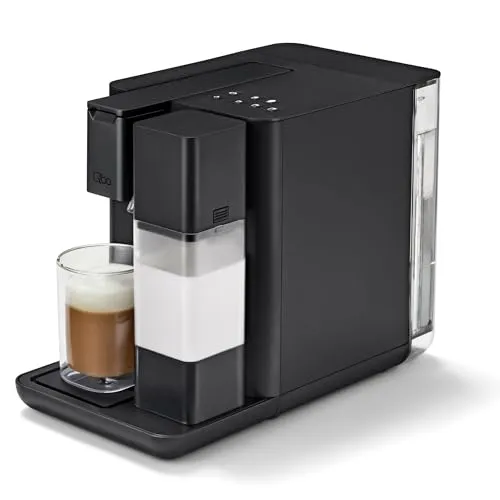 Tchibo Qbo MILK MASTER Premium Kapselmaschine - 1-Tassen-Kaffeemaschine mit abnehmbarem Milchtank (300ml) für perfekten Milchschaum und aromatischen Espresso auf Knopfdruck, energieeffizient mit Abschaltautomatik.