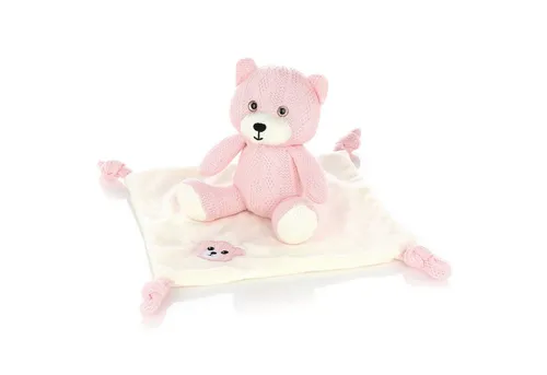 Nordstern Kuscheltier mit Schmusetuch Set - Babygeschenk in Strickoptik