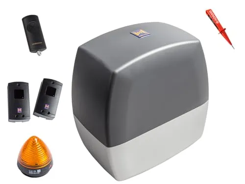 Hörmann LineaMatic BiSecur Serie 3 Schiebetorantrieb 300kg + 1x Handsender HSE4 BS + Lichtschranken EL301 + Warnlicht SLK EADAMS Set 5in1 SK