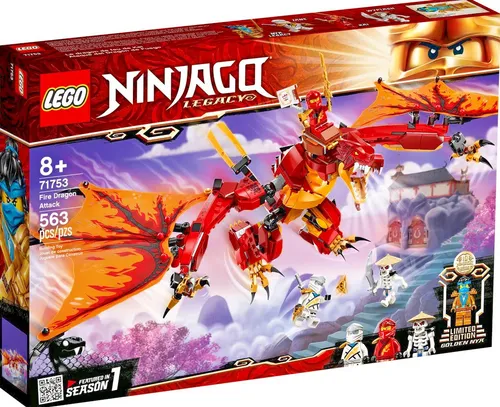 LEGO® Ninjago 71753 - Kais Feuerdrache - LEGO Set für Kinder ab 8 Jahren, enthält den beeindruckenden Feuerdrachen und fördert kreatives Spielvergnügen in der NINJAGO-Welt.