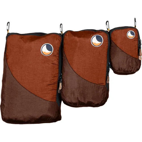 Travel Cube Set - Packwürfel-Set chocolate-copper