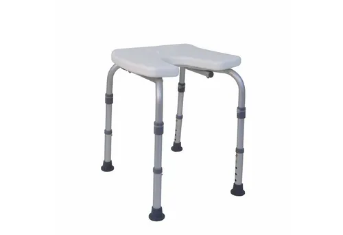 Drive Medical Duschstuhl DH135 – Hygienehocker - Vielseitiger Duschstuhl mit elegantem Design, zerlegbar für einfache Handhabung. Verstellbare Sitzhöhe und rutschfeste Gummifüße sorgen für Sicherheit und Komfort. Ideal für Badezimmer und Dusche.