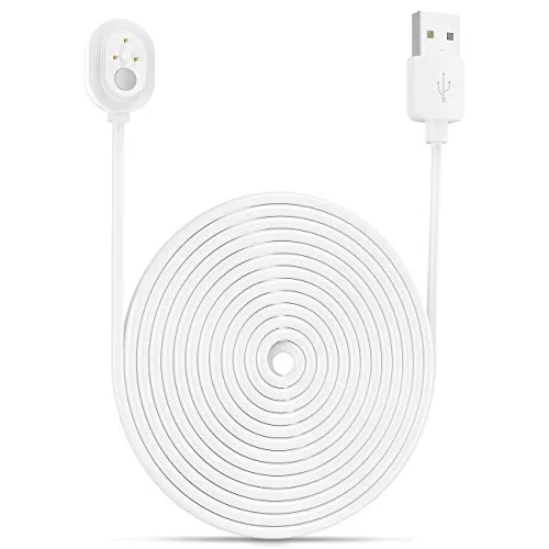 BECEMURU Ladekabel für Arlo Ultra, Arlo Ultra 2, Arlo Pro 3, Arlo Pro 4, Pro 5 mit 6m/20ft langem magnetischem Ladekabel (nicht geeignet für Arlo Pro 3 Outdoor Floodlight Camera) 1 Pack