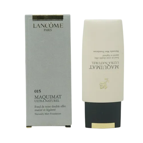 Lancôme Maquimat Ultra Naturel Matt Foundation 015 Ivoire 30ml - Damen Make-up, bietet eine langanhaltende, matte Deckkraft für einen perfekten Teint und ein natürliches Finish.