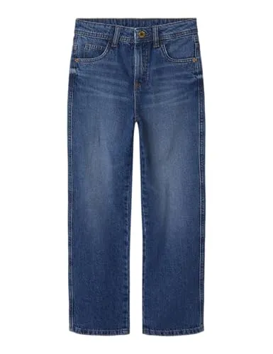 Name It Relax-fit-Jeans NKMRYAN LOOSE JEANS 5760-RM NOOS blau 122 - Kinderhosen aus 100% Baumwolle, pflegeleicht und ideal für einen lässigen Look. Die weite Passform und der Denim-Stil bieten hohen Tragekomfort für aktive Kids.