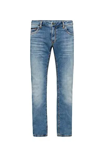 CAMP DAVID Loose-fit-Jeans CO:NO mit Stretch und markanten Nähten - Jeans in komfortablem Schnitt, atmungsaktiv und elastisch. Ideal für lässige Outfits mit besonderen Details wie Kontrastnähten und krempelbarem Beinabschluss.