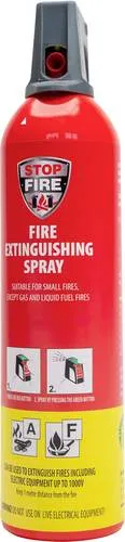 REINOLD MAX Feuerlösch-Spray 'STOP FIRE', 750 ml - Feuerlöscher, handliches Spray für schnelle Brandbekämpfung, ideal für Zuhause und unterwegs.