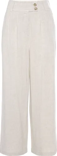 LASCANA Bundfaltenhose sand Größe 42 - Legere Palazzohose von Lascana in sandfarbener Ausführung. Taillenhoher Bund mit Falten und Gummizug sorgt für optimalen Tragekomfort. Perfekt für entspannte Sommertage, mit praktischen seitlichen Taschen.