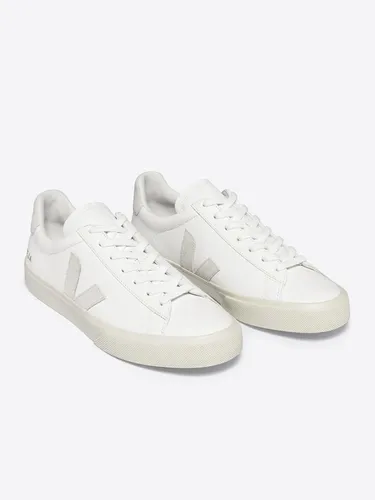 VEJA Herren Freizeitschuhe CAMPO CHROMEFREE LEATHER - Sneaker aus umweltfreundlichem Chromefree-Leder und Wildleder, mit bequemer Wildgummi-Sohle aus dem Amazonas – ideal für stilbewusste, nachhaltige Käufer.