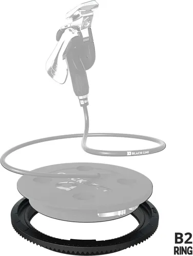 BLACK-LINE QUICKSETT RING 2.0 B2 Anpassungsring für Snowboard-Bindungen - Anpassungsring für den QuickSett, kompatibel mit verschiedenen Bindungen. Ideal zur individuellen Anpassung, jedoch nicht geeignet für Mini-Disc-Mounts oder ältere Bindungen vor 2010.