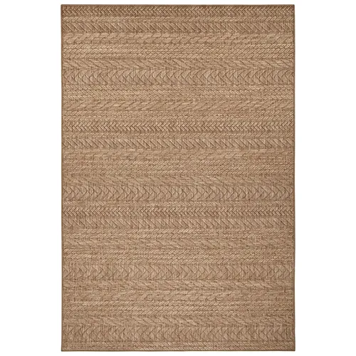 NYVI Teppich Forest - Wetterfest, Pflegeleicht, für Innen und Außen Größe:160x230 cm;Farbe:Beige Braun Granado