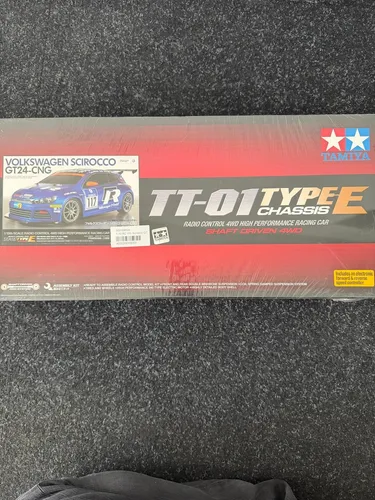 VW Scirocco GT24 R-Line TT-01E von Tamiya - RC-Modelle, unmontierter Bausatz im Maßstab 1:10 mit Allradantrieb für optimale Fahrstabilität auf Onroad-Strecken.