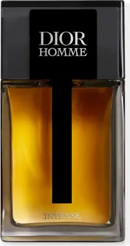 DIOR Homme Eau de Parfum Spray Intense 150 ml - Herrendüfte mit extremer Noblesse, vereint in einem kraftvollen, holzig-ambrierten Duft. Die sinnliche Eleganz von Iris und Ambrette-Samen sorgt für eine verführerische Sillage.