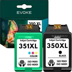 HP 350 351 XL Patronen Set - Kompatibel und Hochwertig - Druckerpatronen für HP 350 351 XL, 100% kompatibel und ideal für gestochen scharfe Ausdrucke. Perfekt für zahlreiche HP Modelle, sorgt für satte Farben und klare Texte.