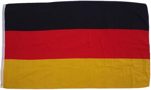 XXL Flagge Deutschland 2,5 x 1,5 m mit Metall Ösen zum Hossen Hissflagge Fahne