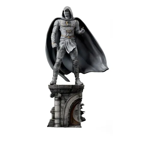 Iron Studios Marvel-Statuette Mond Knight 1/10 - 30 cm - Model Statuen, detailreiche Verarbeitung und robustes Design für Sammler und Marvel-Fans.