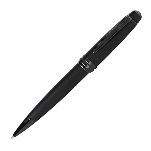 Cross Bailey Kugelschreiber - Mattschwarz, Premium-Geschenkbox - Eleganter Druckkugelschreiber mit Drehmechanik, hochwertiger Mattlackoberfläche und perfektem Schreibgefühl. Ideal als stilvolles Geschenk für jeden Anlass.