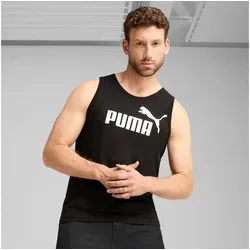PUMA Tanktop ESS NO. 1 LOGO TANK Regular Fit, ärmellos, mit Rundhalsausschnitt, mit Gummiprint schwarz S (44/46)