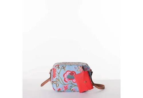 Oilily Schultertasche S Shoulder Bag Stratosphere - Stylische Schultertasche aus der Royal Sits Kollektion, gefertigt aus hochwertigem Saffiano-Kunstleder mit edler Roségold Hardware. Ideal für modebewusste Frauen, die Funktionalität und Design schätzen.