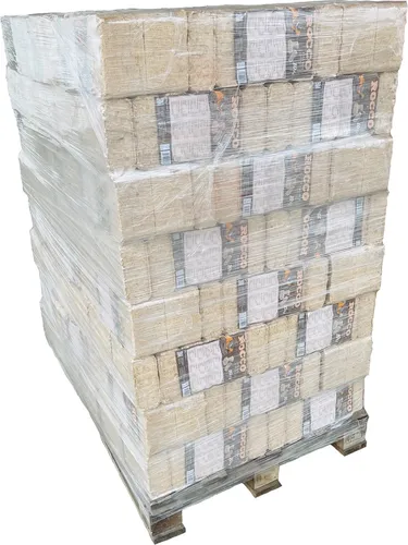 ROCCO RUF Holzbriketts 960kg Palette Kaminbrikett Brennholz 10kg x 96 Pakete
