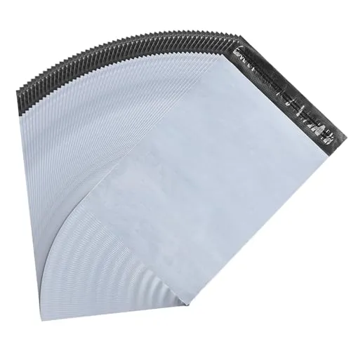Chiluxendo 120 Stück versandbeutel, versandtüten für kleidung, versandtaschen, shipping bags, verpackungsbeutel plastik, versandtasche, mit Selbstklebeverschluss, blickdicht, L, (10x13inch/25.5×33cm)