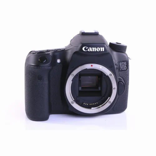 Canon EOS 70D - 20.2 MP DSLR Kamera - Spiegelreflexkamera mit 1080p Full HD Videoaufnahme und nur 4219 Auslösungen, ideal für kreative Fotografie und Filmprojekte.