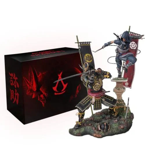 Assassins Creed Shadows Collectors Edition - PS5 - Spiele in einer offenen Welt im feudalen Japan mit Naoe und Yasuke. Die Collectors Edition bietet exklusive Inhalte wie Figuren, Artbook und Season Pass für unvergessliche Abenteuer!