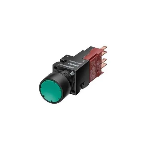 Siemens Dig.Industr. Leuchtdrucktaster 3SB2226-0AF01 - Robuster Leuchtdrucktaster für industrielle Anwendungen, IP65 Schutzart, flach und kompakt, ideal für präzise Steuerung in anspruchsvollen Umgebungen.