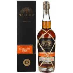 Planteray Rum BARBADOS 2018 - Saint Estèphe Cask Finish 50,5% Vol. in Geschenkbox - Rum mit komplexem Geschmacksprofil, 3 Jahre in Bourbon- und 1 Jahr in Saint-Estèphe-Weinfässern gereift, ideal für Genießer und Sammler.