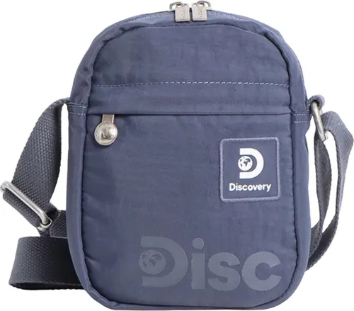 Discovery Schultertasche Commuter mit RFID-Schutz - GREY One Size - Praktische Schultertasche mit RFID-Tasche für sicheren Schutz sensibler Daten. Kompakt und leicht, ideal für Reisen und den Alltag. Maße: 16 x 19 x 4 cm, Gewicht: 0,23 kg.