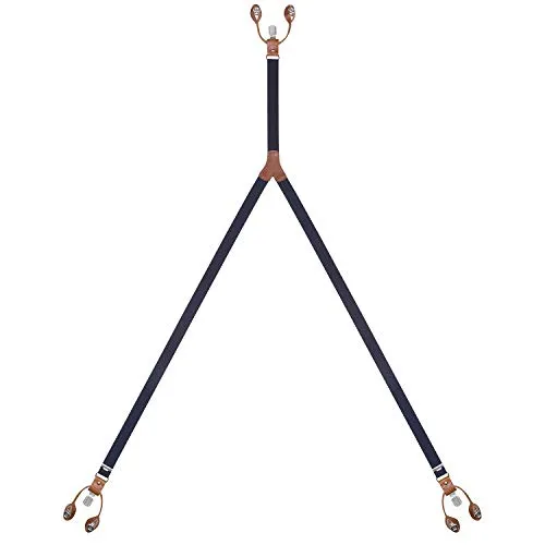 LLOYD Hosenträger Herrenhosenträger Marine/Blau 7151 - Hochwertige Herrenhosenträger, Made in Germany, 120 cm lang, langlebig und verstellbar für optimalen Tragekomfort.