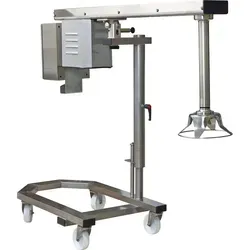 Gigamix 460-500 DZR TB002 Hochleistungsmixer - Silber - Vielseitiger Mixer für Gastronomie und Catering. Ideal zum Mixen und Pürieren großer Mengen. Robuste Edelstahlkonstruktion, mobil und höhenverstellbar für flexiblen Einsatz.