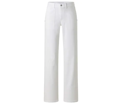 Angels Denim »Liz Urban« Wide Leg Hose - Damen - Gr. 44 - Weiß - Stilvolle Angels Denim »Liz Urban« Wide Leg Hose in Weiß. Komfortable Passform dank elastischem Material und praktischen Taschen. Ideal für lässige Outfits und den täglichen Einsatz.