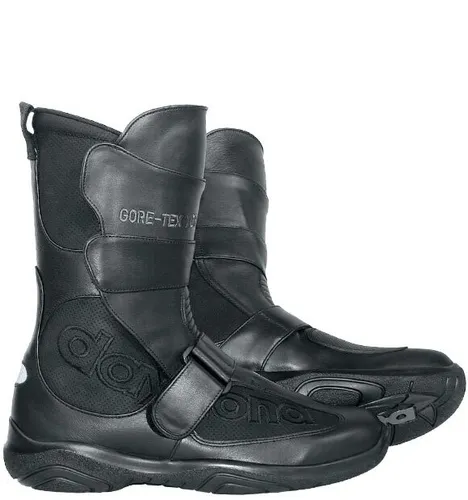 Daytona Burdit GTX schwarz Motorradstiefel - Motorradstiefel mit antistatischer, öl- und benzinresistenter Sohle, ideal für sicheres Fahren bei jedem Wetter dank wasserabweisendem und atmungsaktivem Obermaterial.