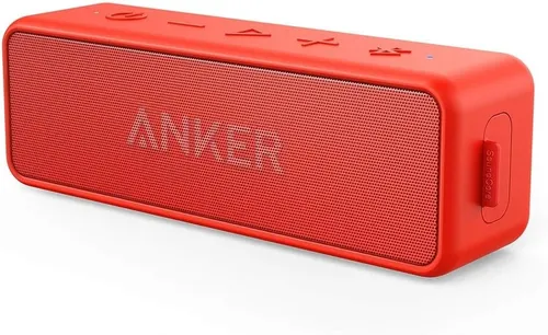 Anker SoundCore 2 Bluetooth Lautsprecher - Tragbare Bluetooth-Lautsprecher mit fantastischem Sound, enormem Bass und 24h Akku. IPX7 wasserdicht und ideal für Musikgenuss überall.